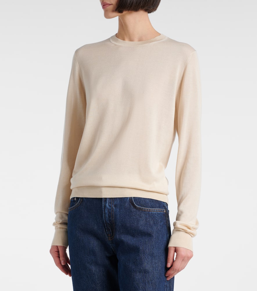 Silk-blend sweater