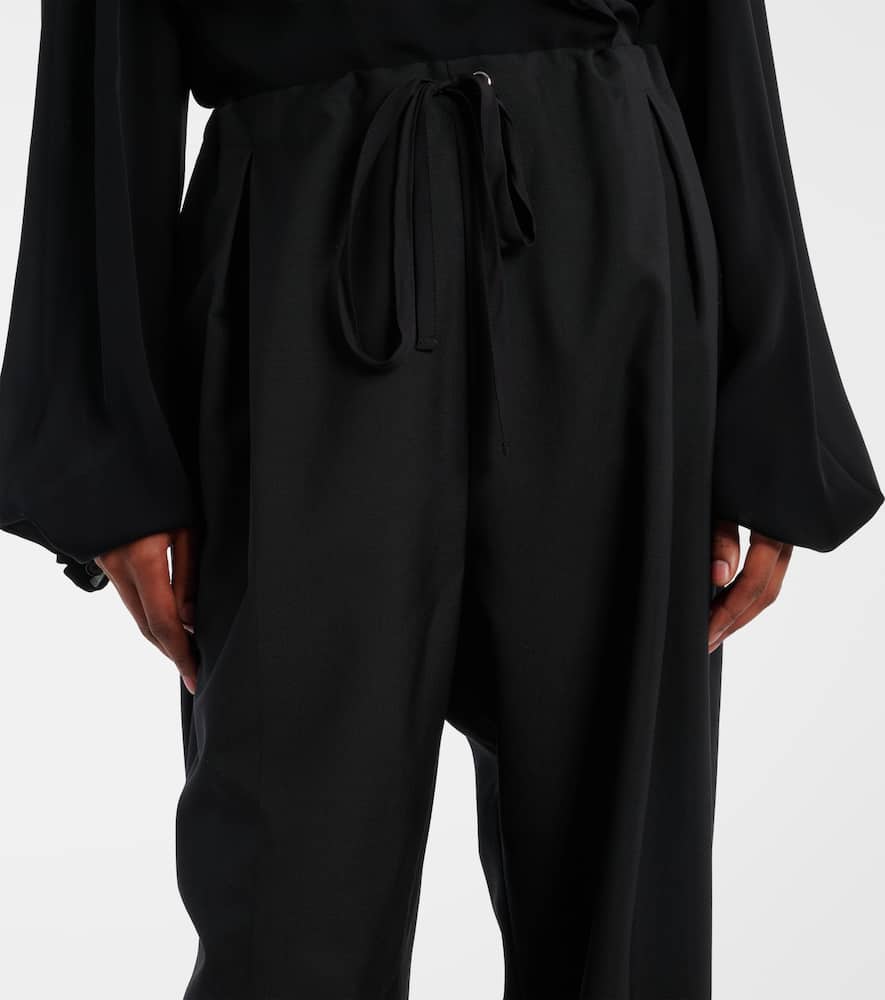 Trenton wool wide-leg pants