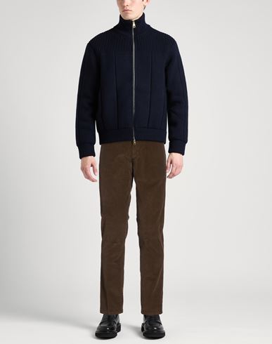 Man Pants Dark brown Size 38 Cotton, Elastane