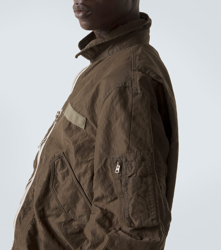 Twill blouson jacket