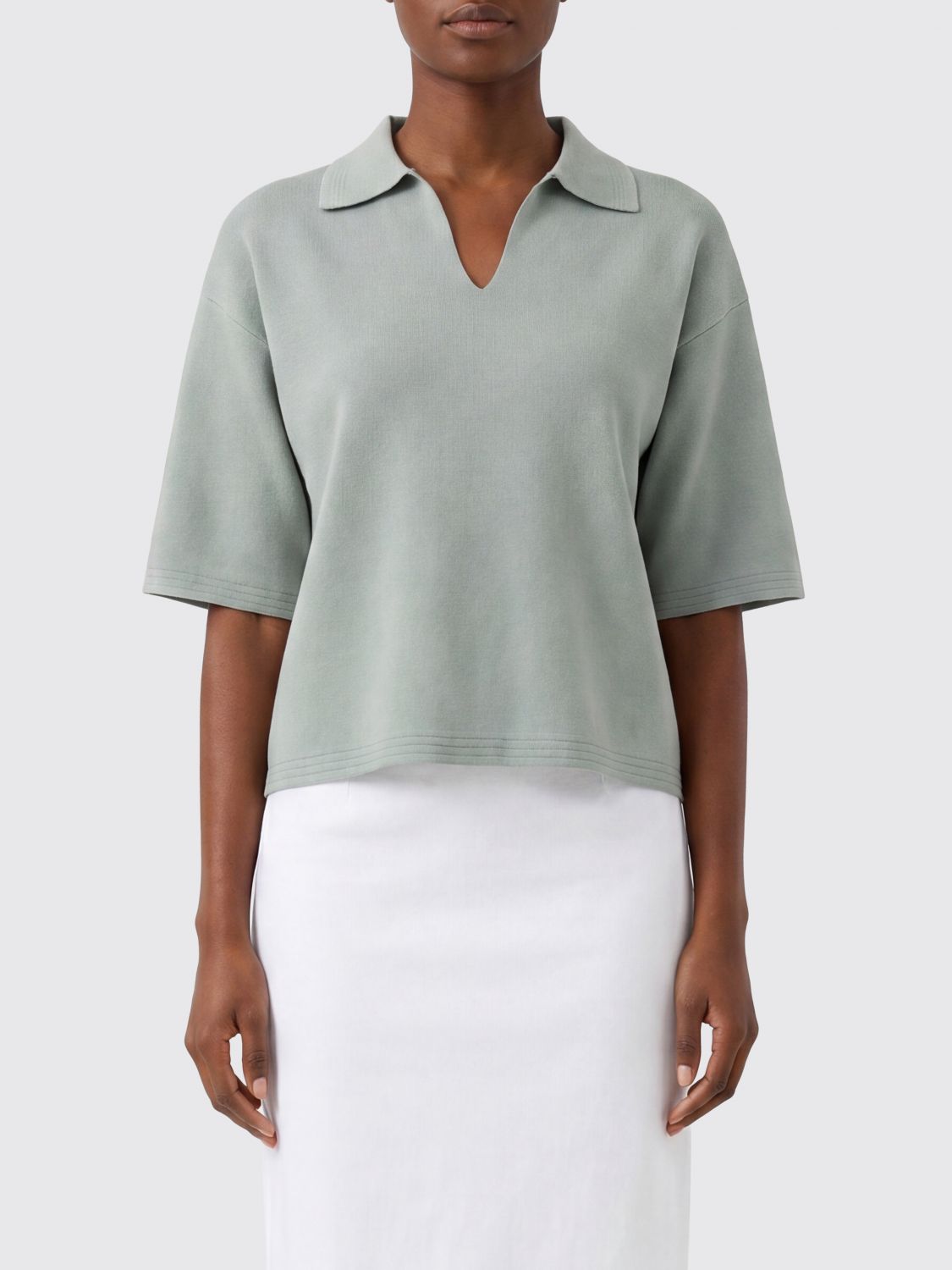 Top Woman color Green