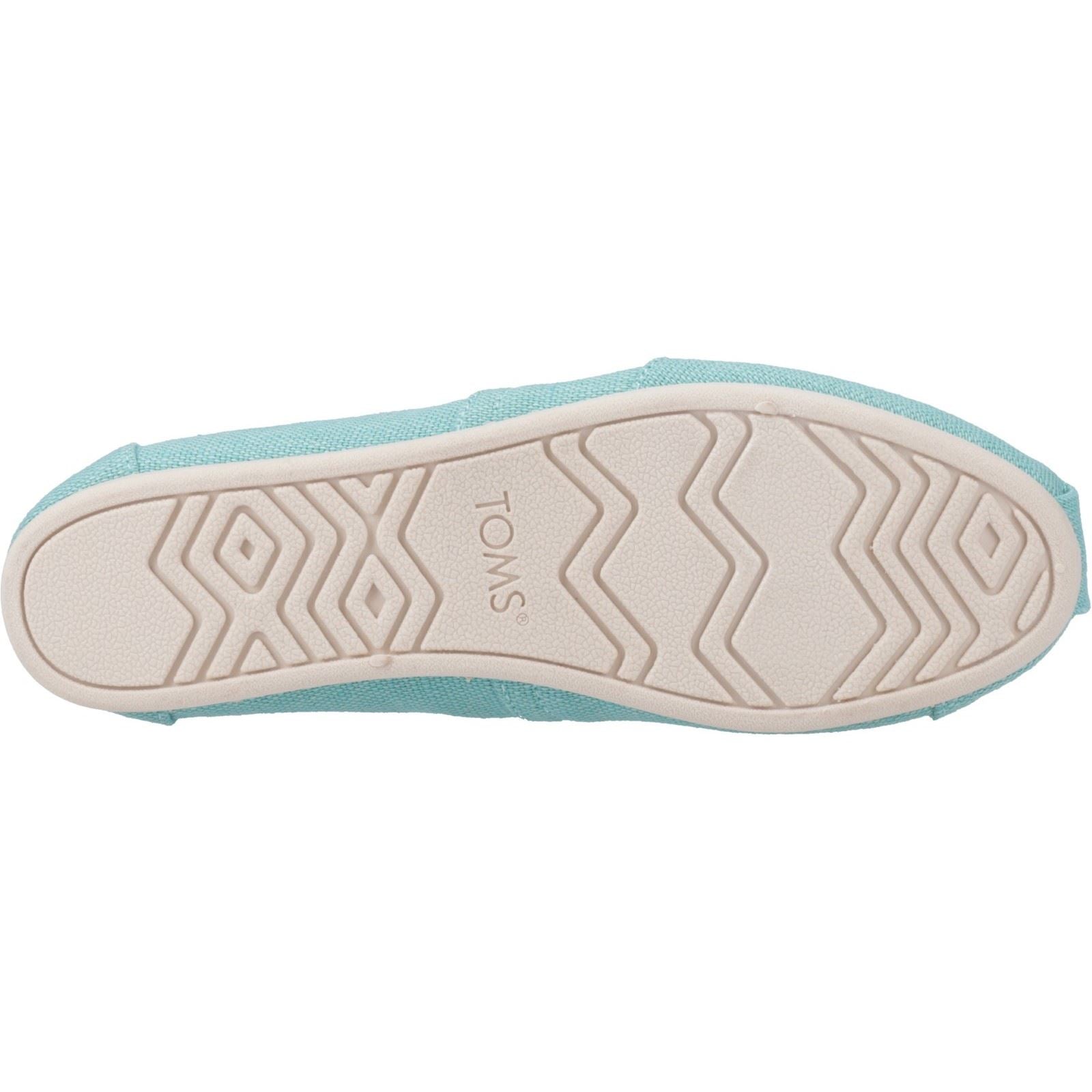 Toms Alpargata Classic Jute Women's Aqua Espadrille