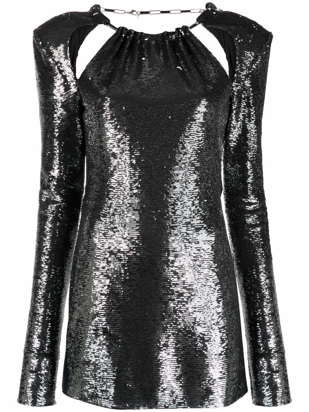 Sequin-embellished dress - Grey