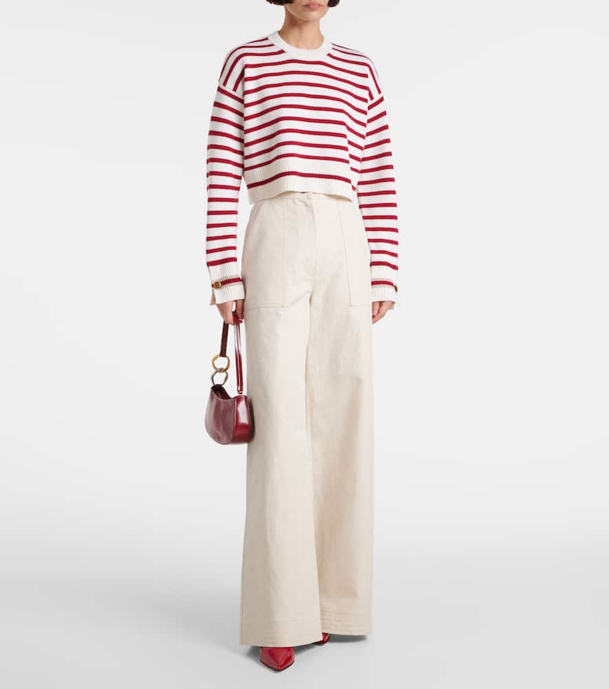 Max Mara Dorotea striped virgin wool sweater