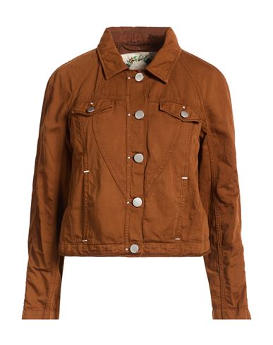Use Pragmatic Woman Jacket Brown Size 10 Cotton, Linen