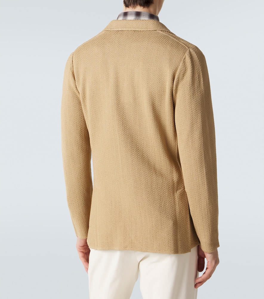 Cotton-blend blazer