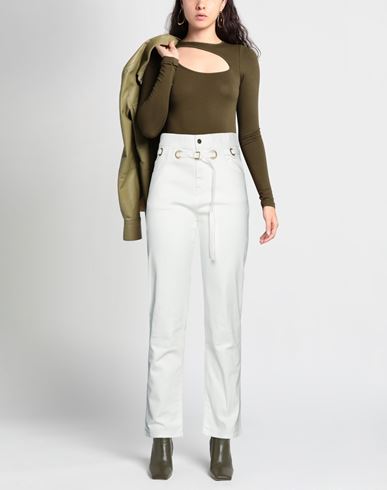 Woman Denim pants White