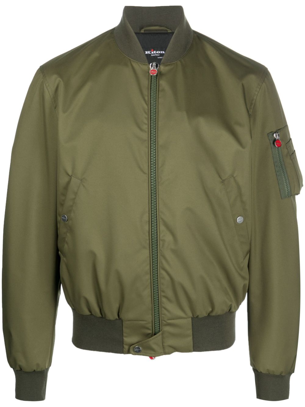 Zip-up bomber jacket - Green