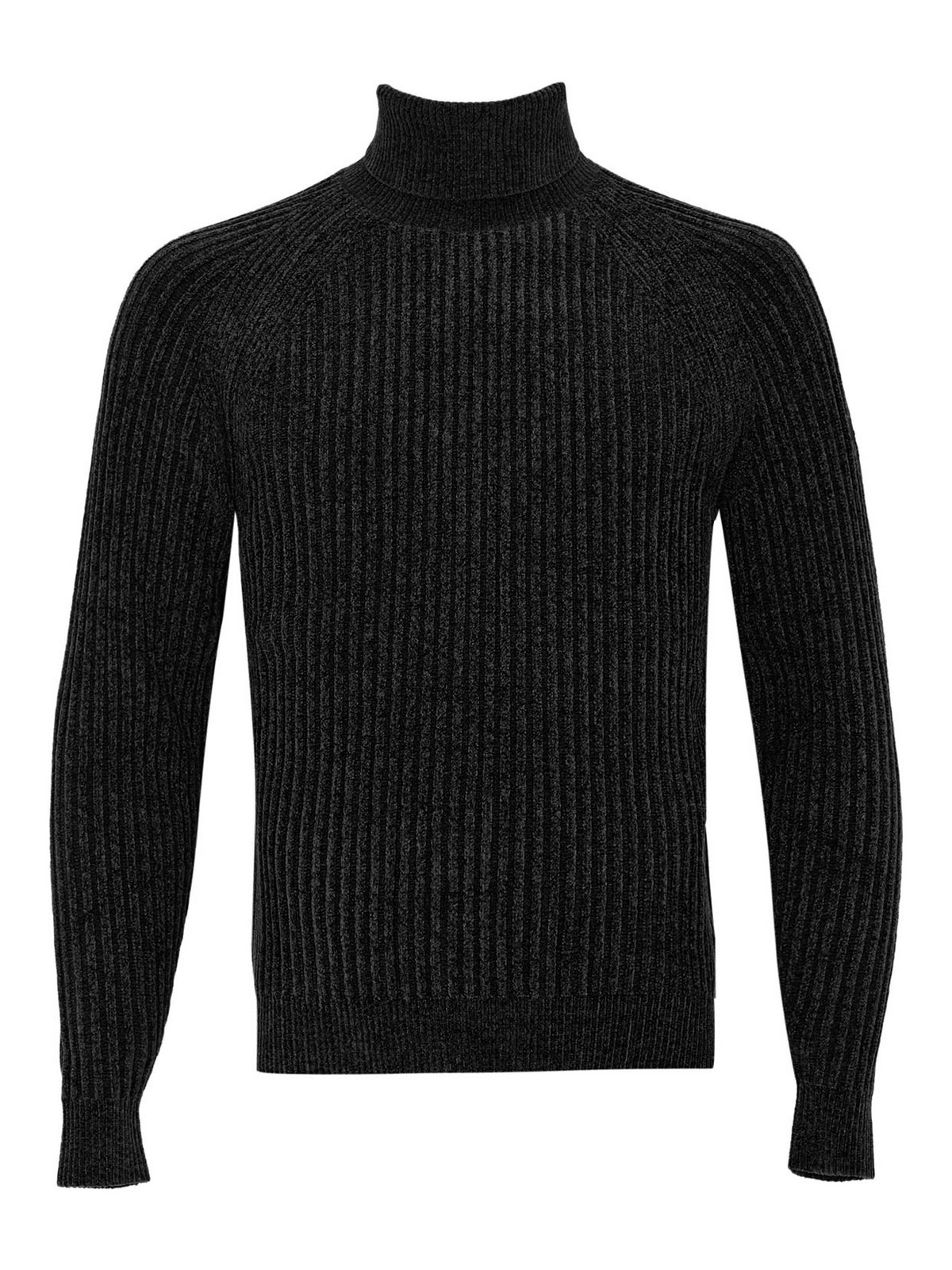 Velvet Rave Ribbed Turtleneck