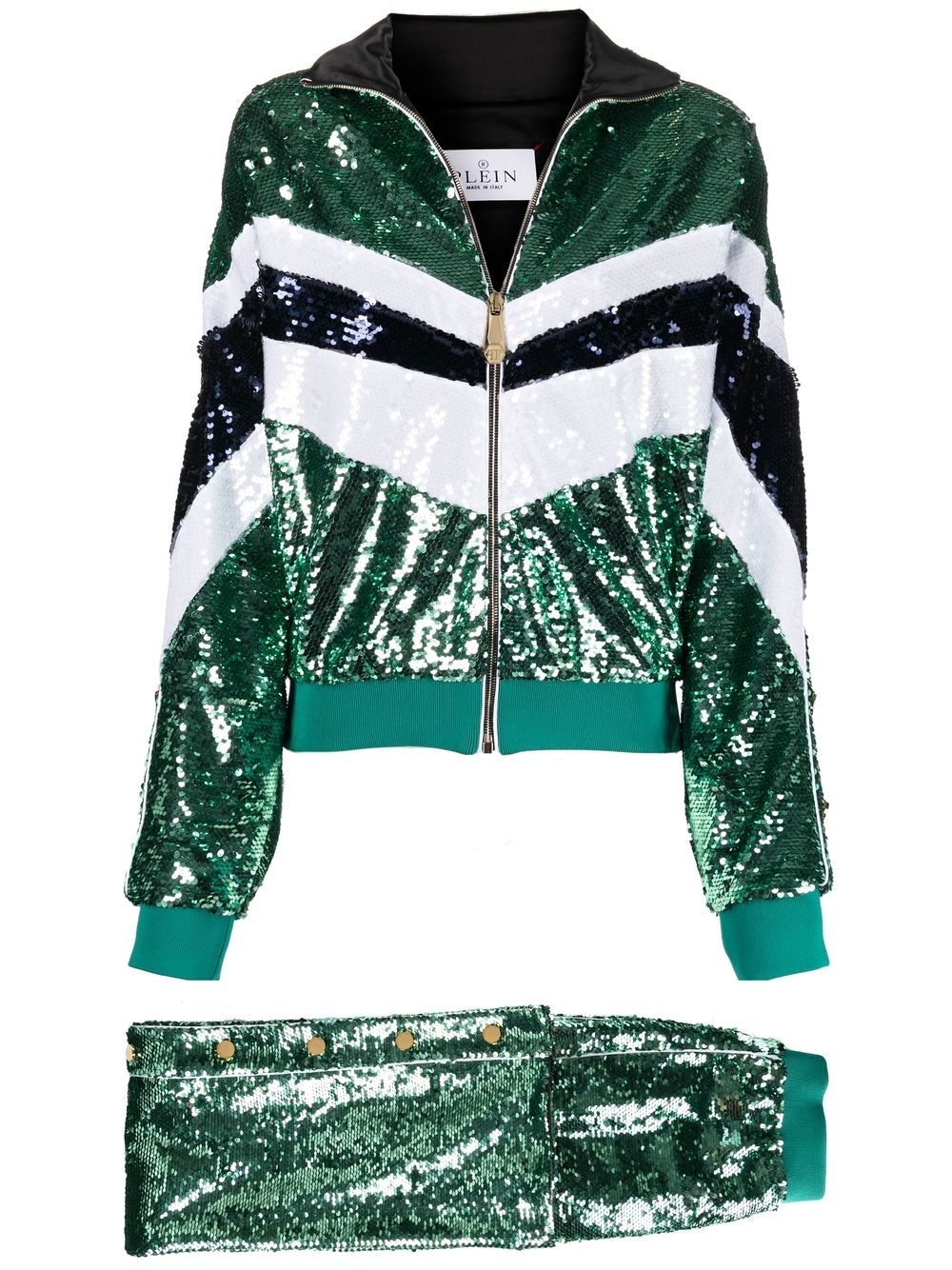 Sequin embellished tracksuit - Green