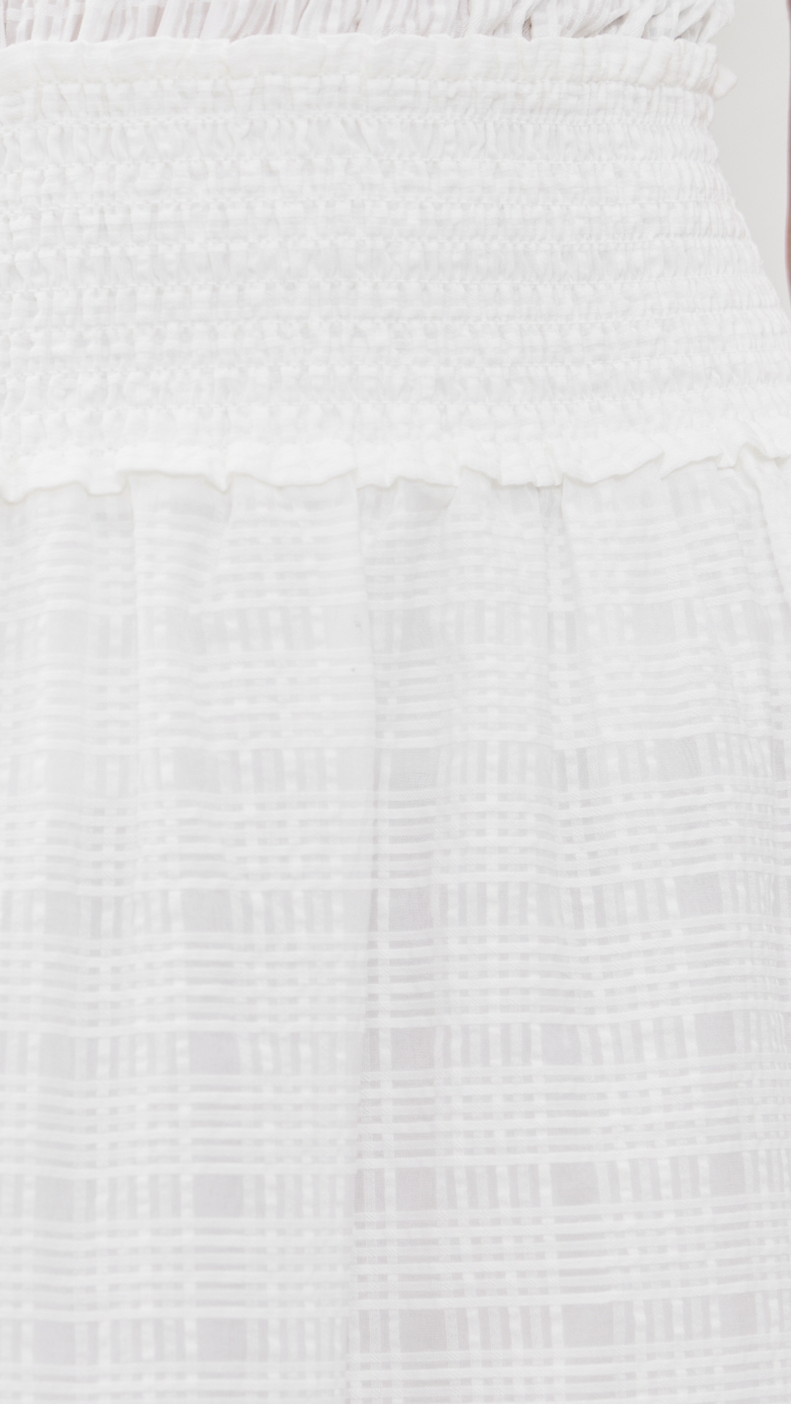 The Delphine Nap Skirt White