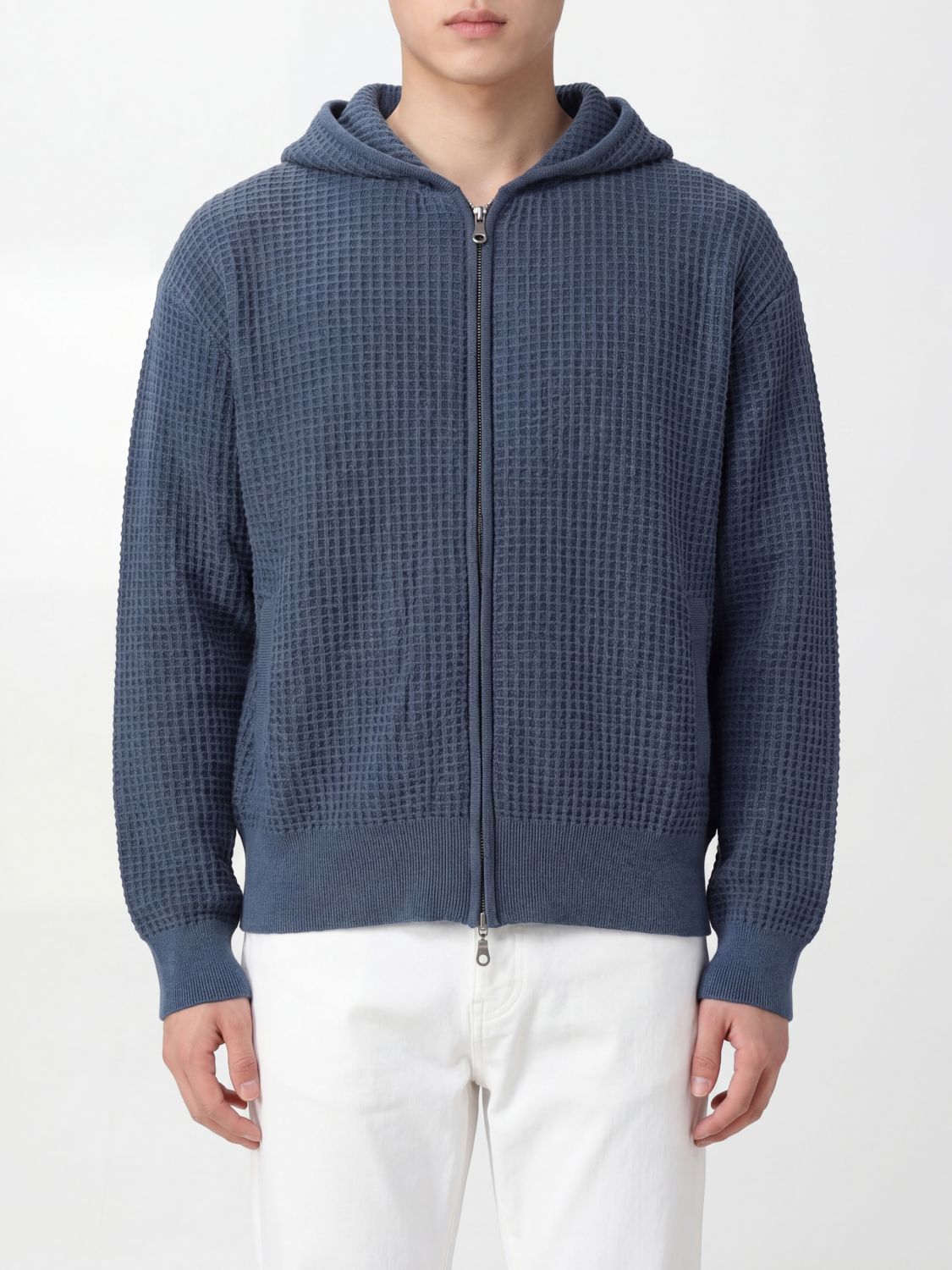 Sweatshirt Men color Blue