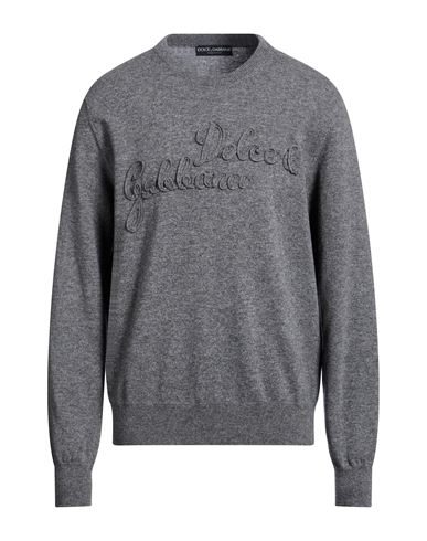 Man Sweater Grey Size 40 Virgin Wool