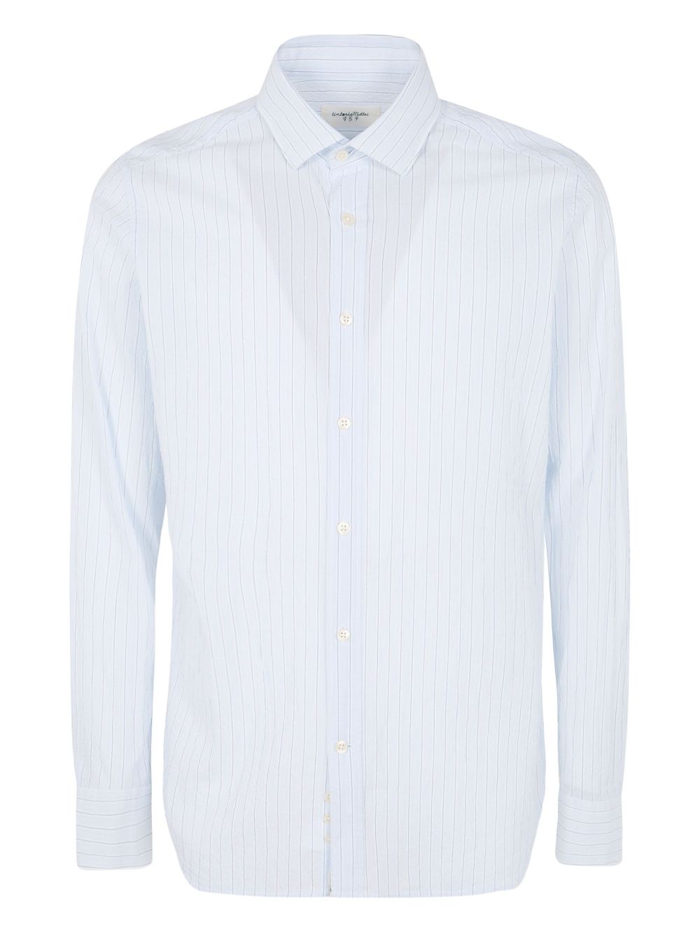 Striped button-up shirt - Blue