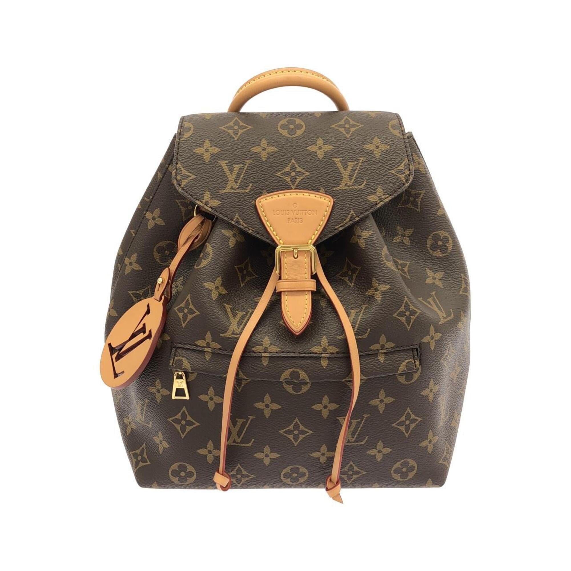 Louis Vuitton Marron Coated Canvas Backpack Pre-Owned