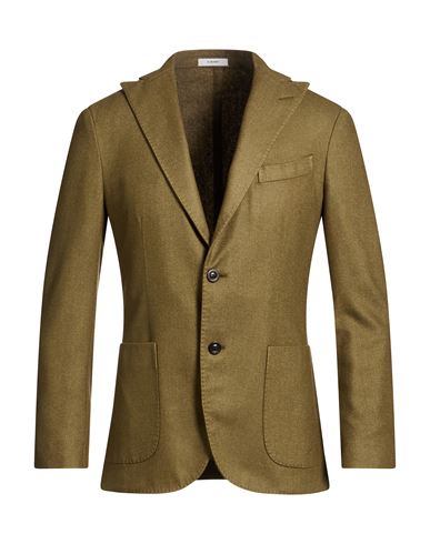Man Blazer Military green Size 36 Wool, Polyester