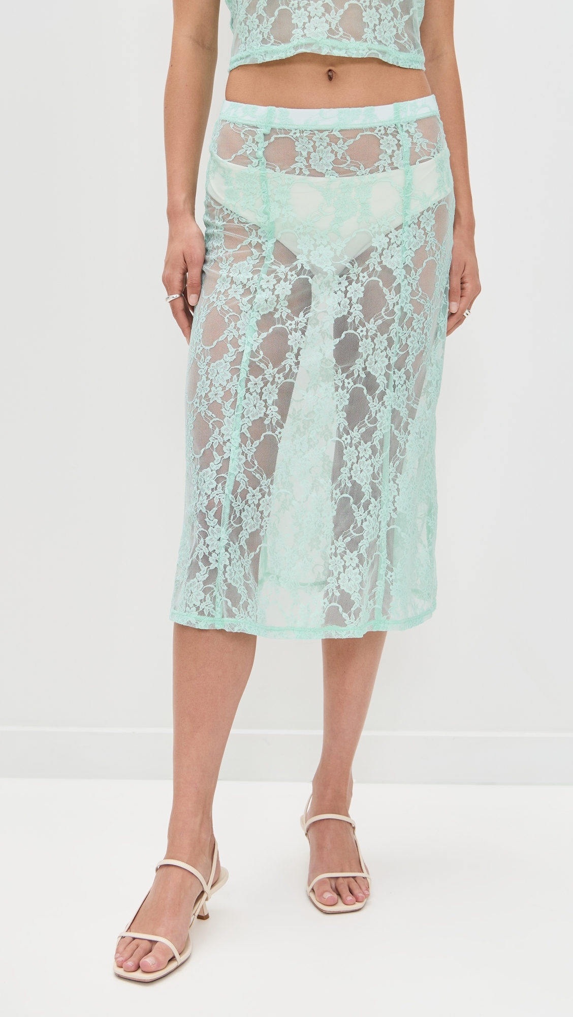 Lace Skirt Ivory