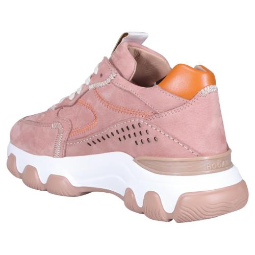 Hyperactive lace-up chunky-sole sneakers - Pink