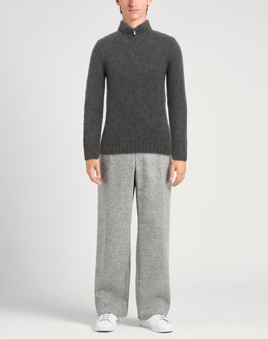 Eleventy Platinum Man Turtleneck Grey Size M Cashmere, Alpaca wool, Silk