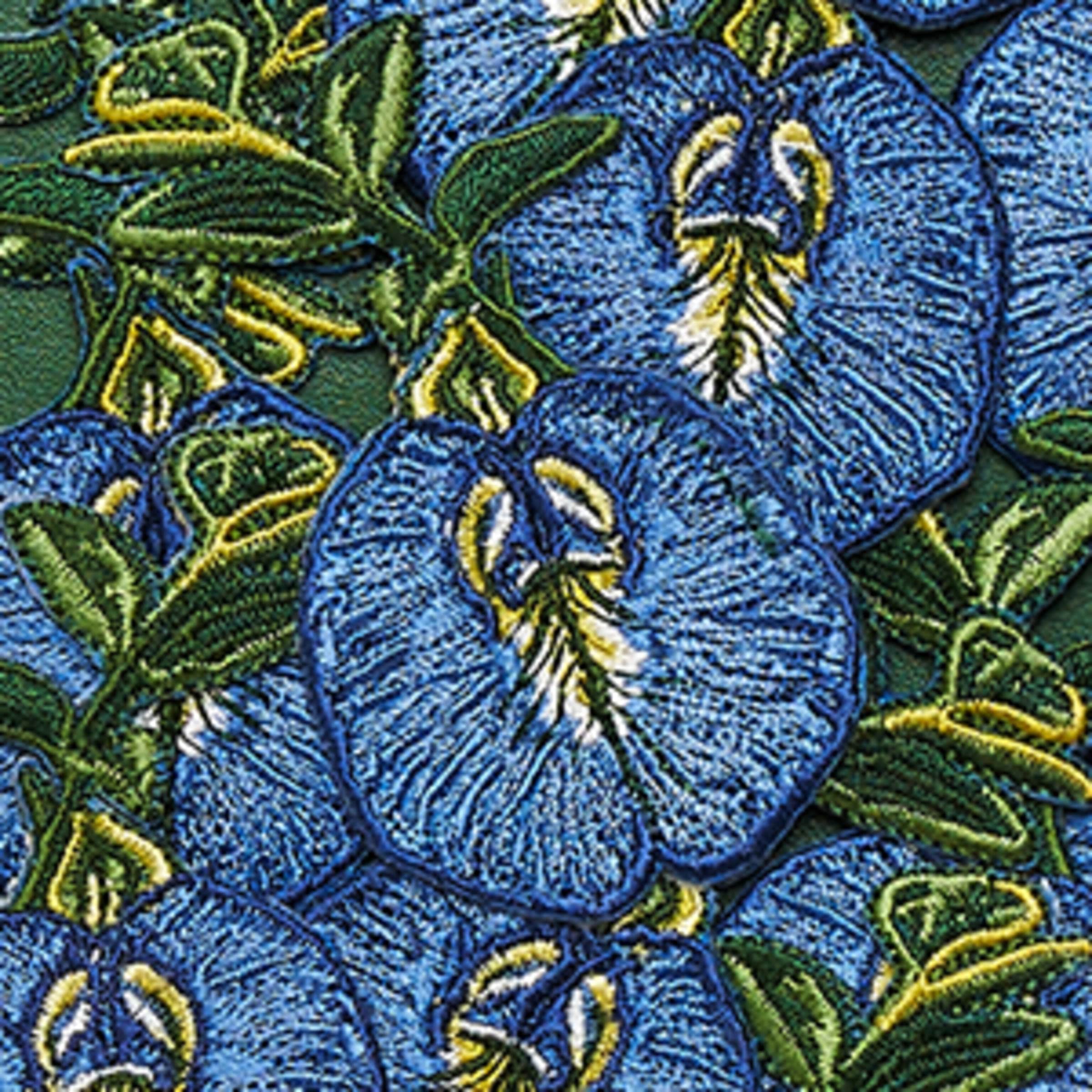 Large Haute Couture Collection Clitoria Blue Notebook