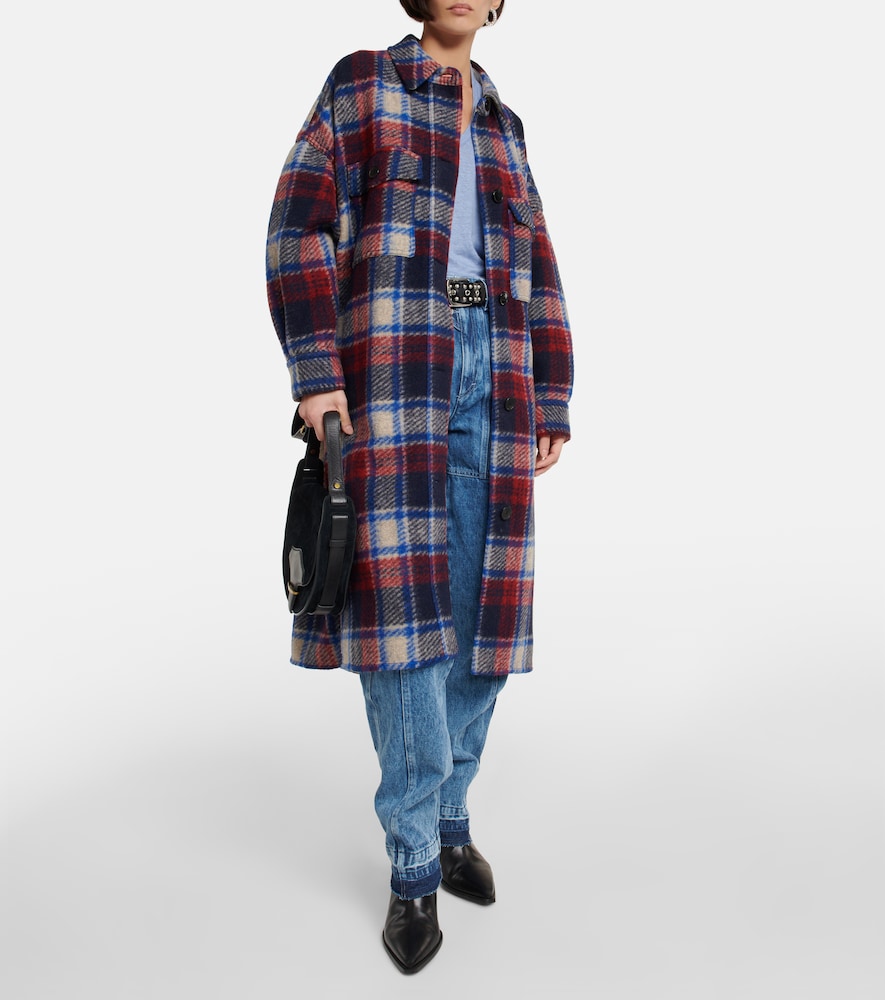 Fontizi checked coat