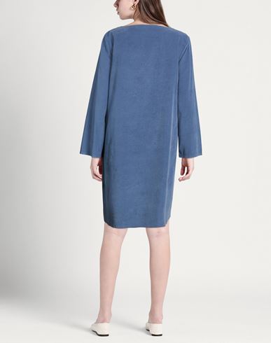 Trebarrabi Woman Mini dress Slate blue Size M Cotton, Elastane