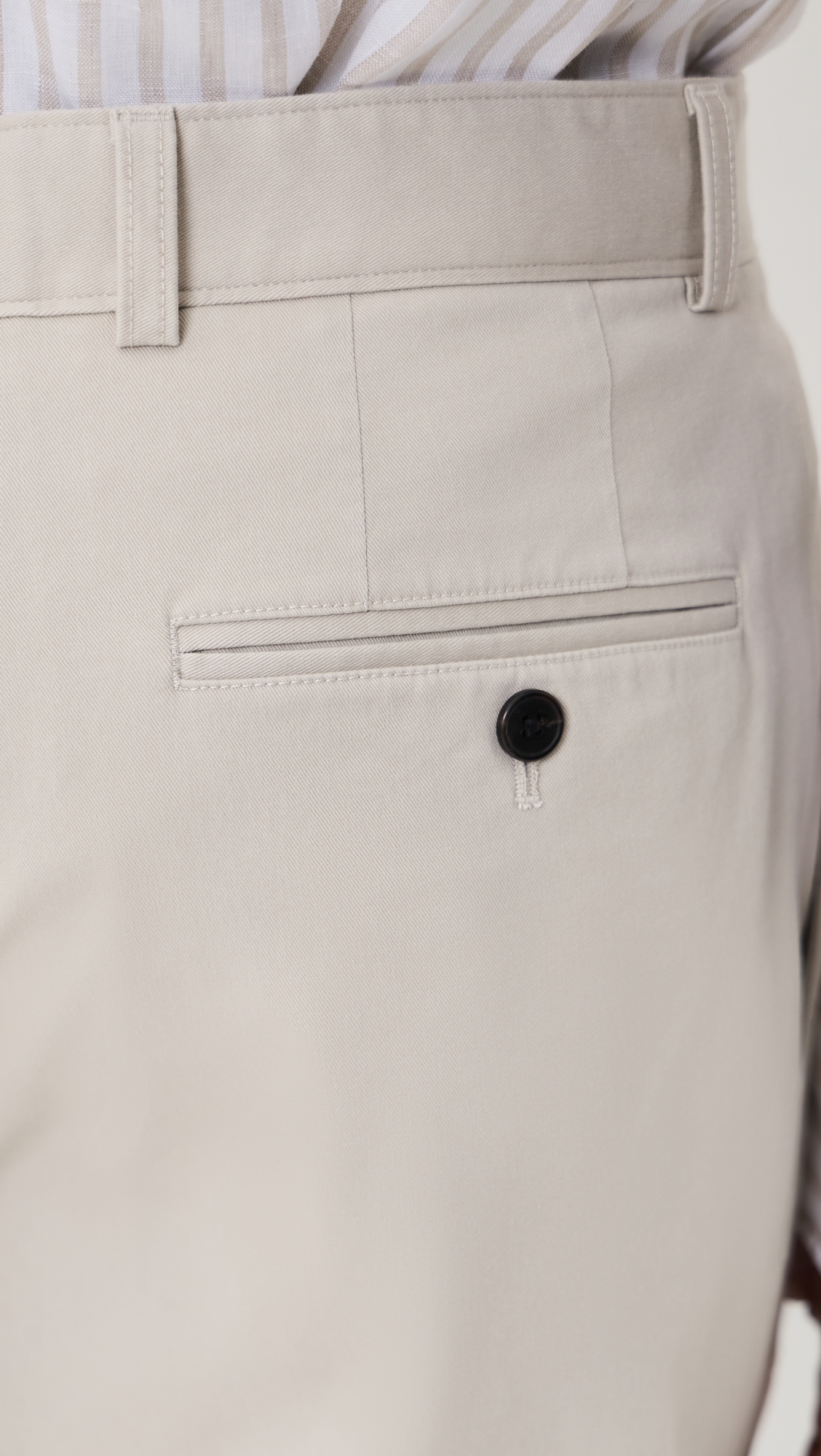 Relaxed Pleat Pants in Moonsoft Cotton Silver Cloud
