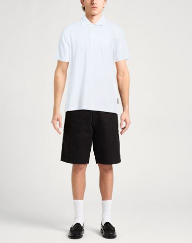 Man Polo shirt White Size L Cotton