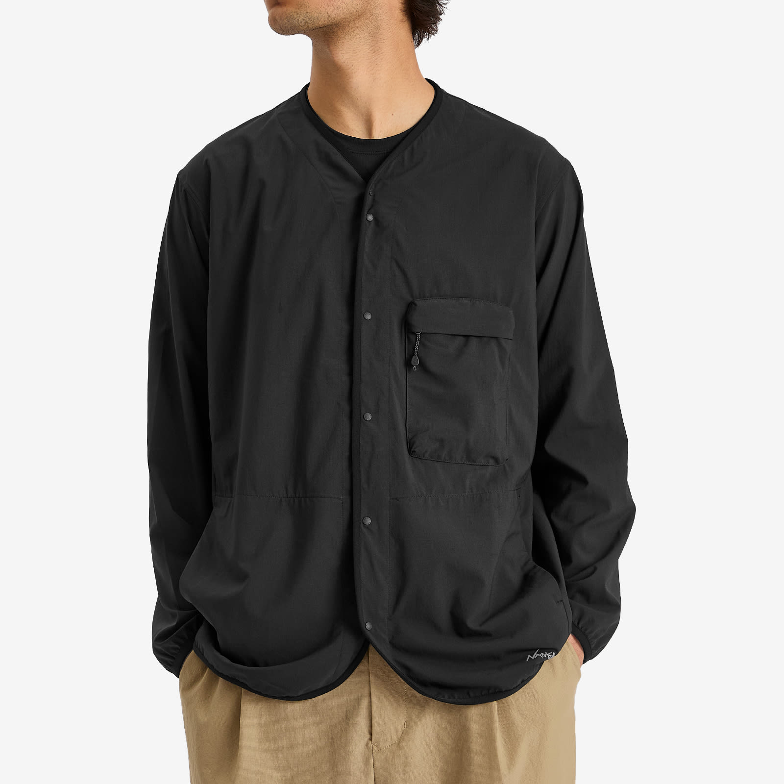 NANGA Men's Excursion Cardigan in Black