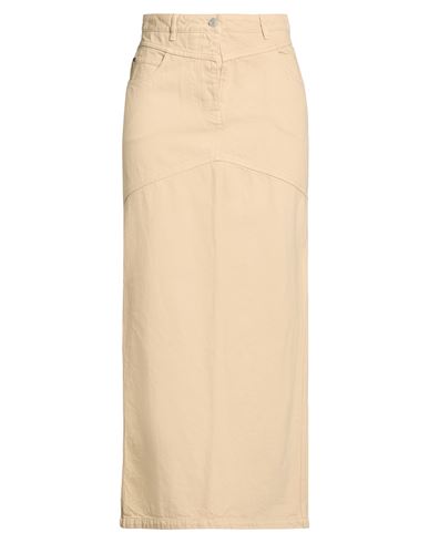 Woman Maxi skirt Sand Size 6 Cotton