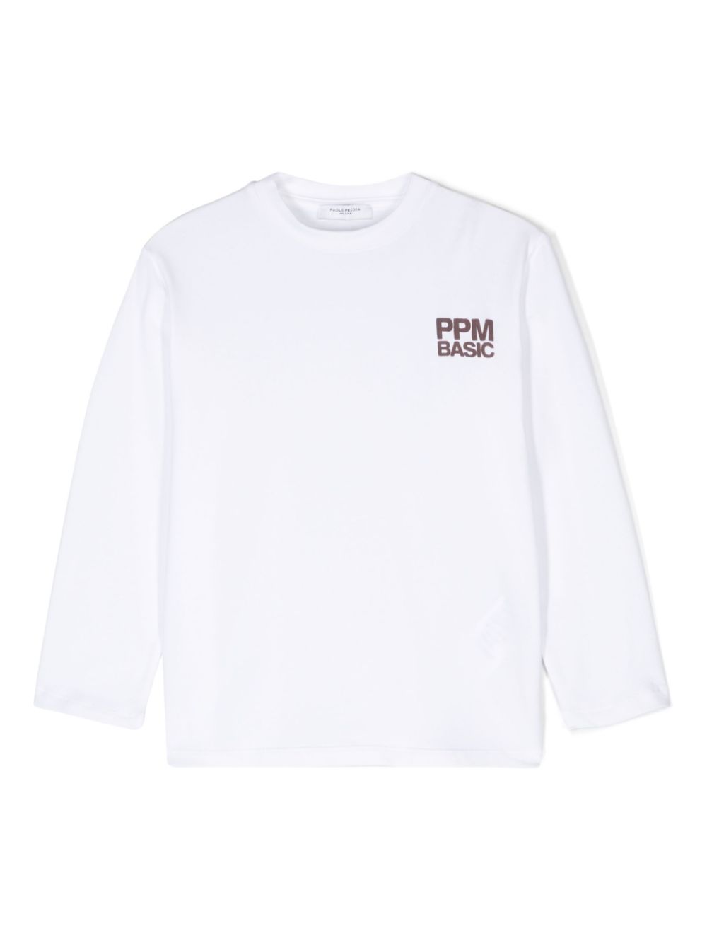Logo-appliqué T-shirt - White