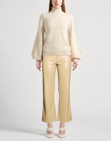 Woman Pants Beige Size 2 Polyester, Polyurethane