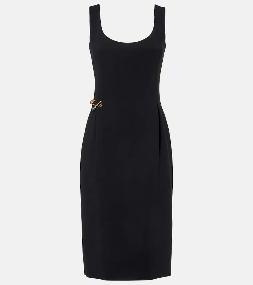 Safety Pin cady midi dress