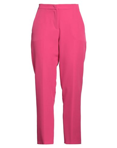 Woman Pants Magenta Size M Polyester, Elastane