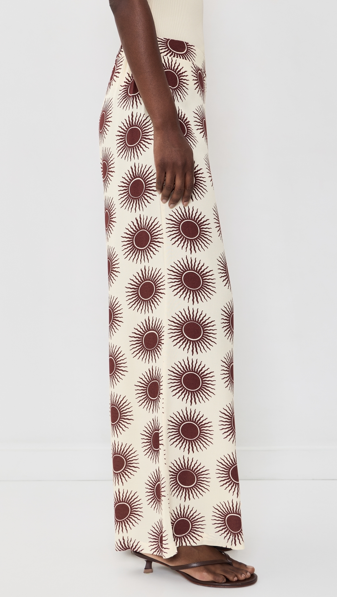 Scarf Pants Off-White Solaris