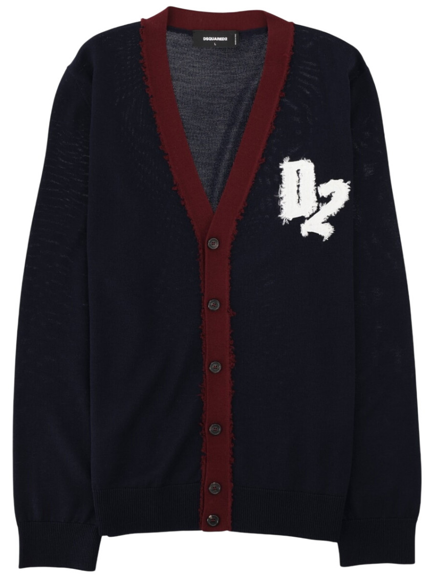 Dsquared2 - jacket contrast trim ribbed cuffs he