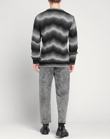 Man Sweater Black Size L Acrylic, Polyamide, Mohair wool, Wool, Elastane