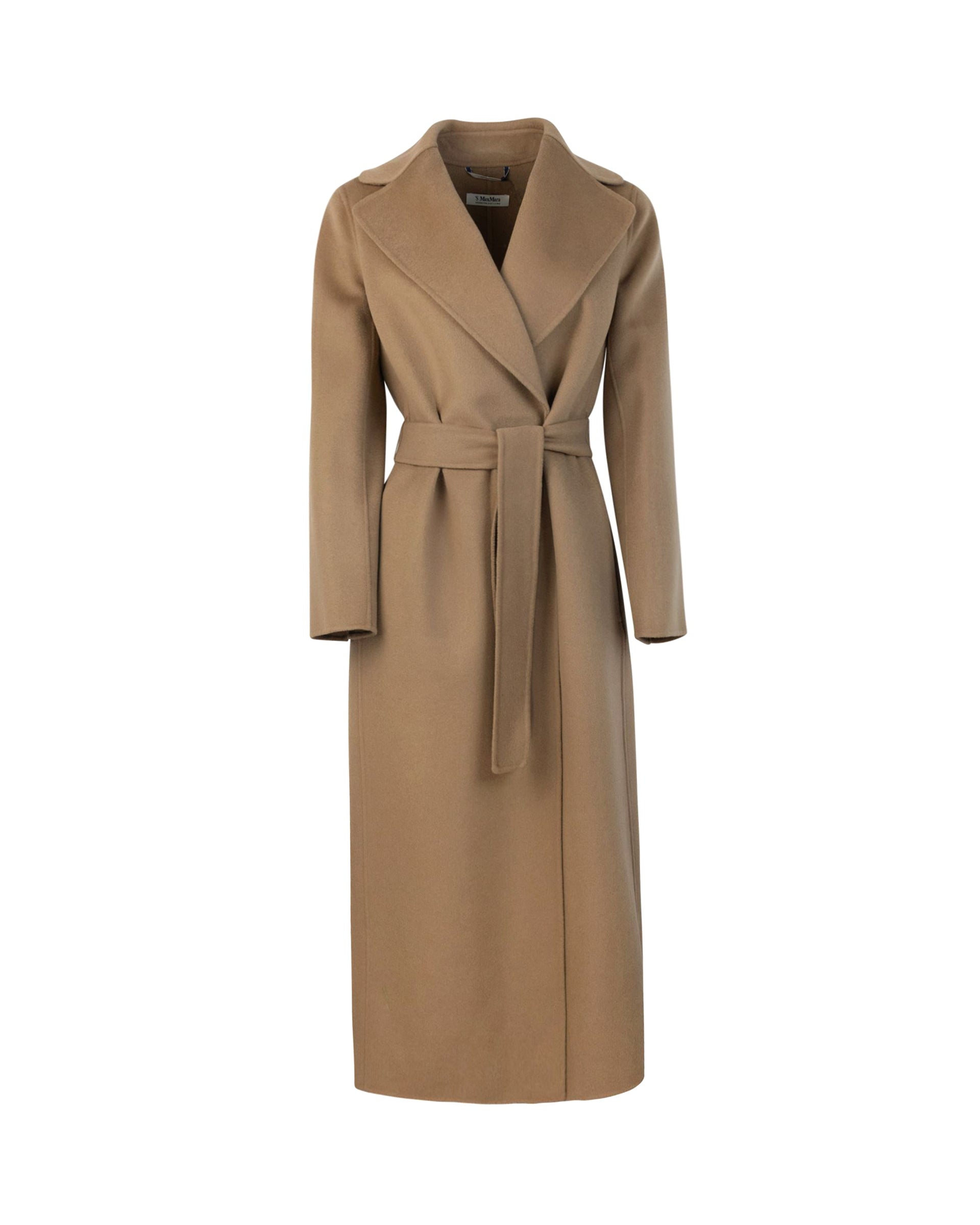 Double-Face Virgin Wool Coat — Beige