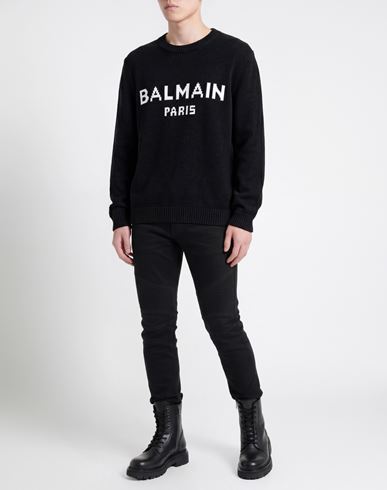 Man Sweater Black Size S Mohair wool, Polyamide