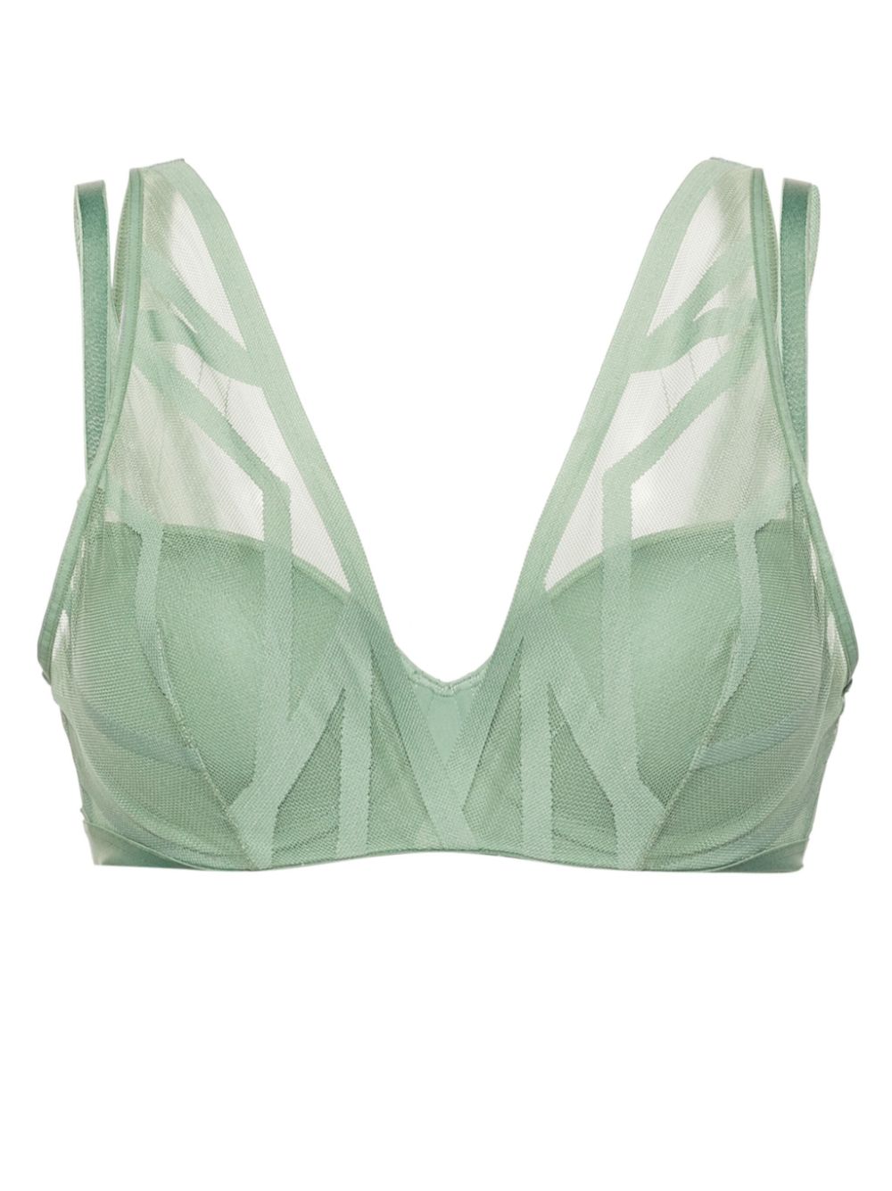 The illusionist plunge bra - Green