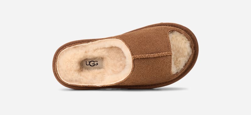 ® Kids' Greenport Slide Sheepskin Slippers in Chestnut