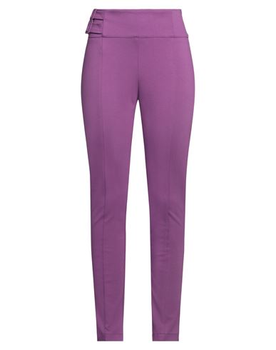 Woman Pants Mauve Size 8 Viscose, Nylon, Elastane