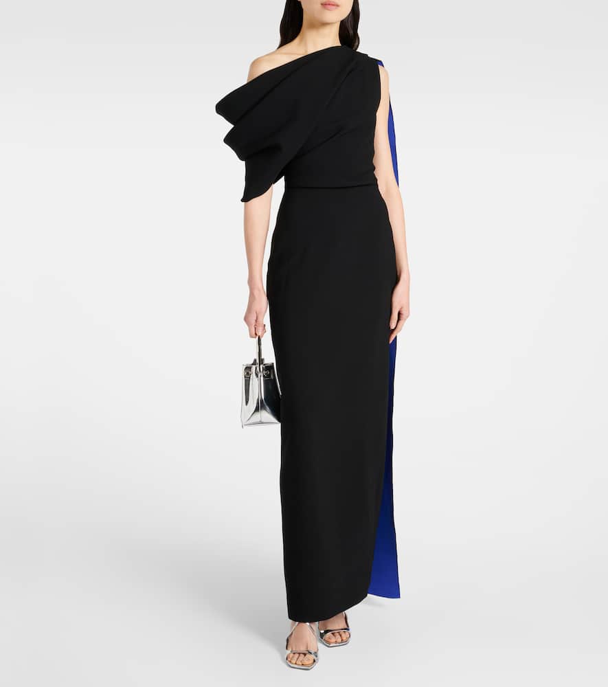 Maite crêpe gown