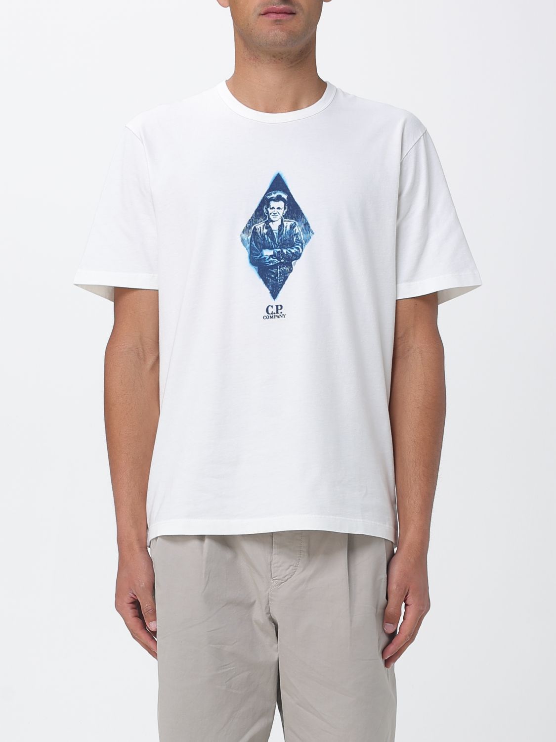 T-Shirt C. P. COMPANY Men color White