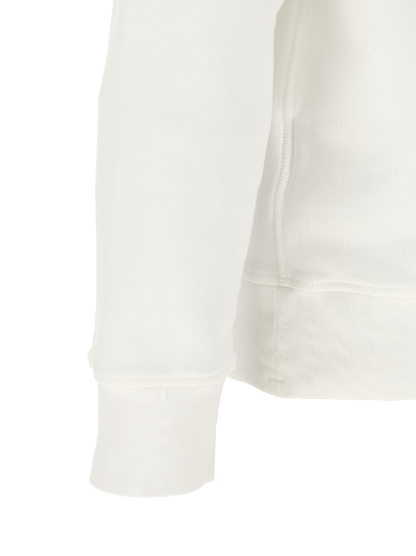 White Crew Neck Sweatshirt