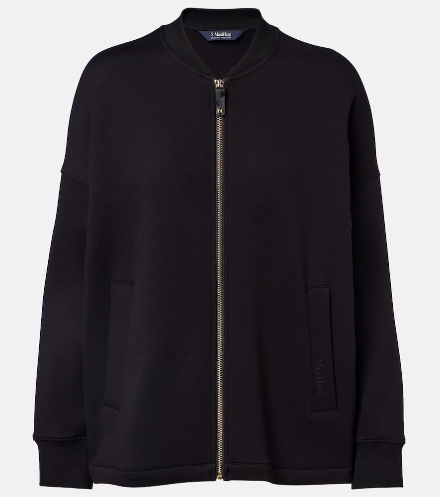 Radioso cotton-blend blouson jacket
