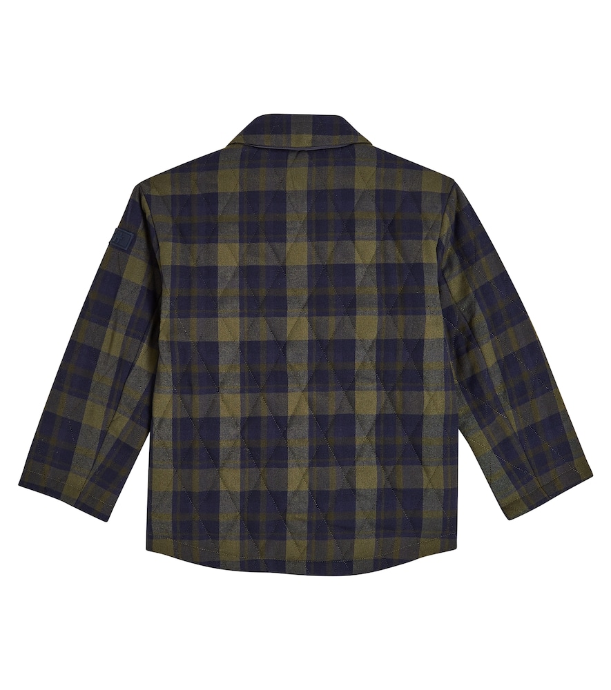 Il Gufo Quilted checked puffer jacket