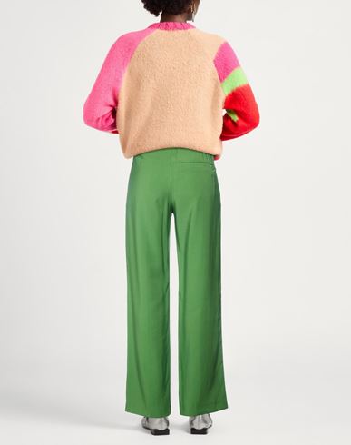 Woman Pants Lime green Size 26 Viscose, Polyester