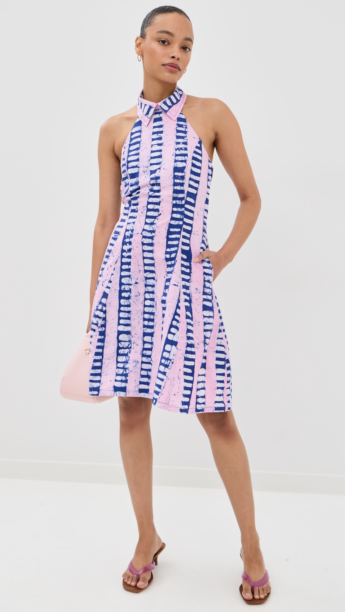 Aderoju Dress Purple & Blue