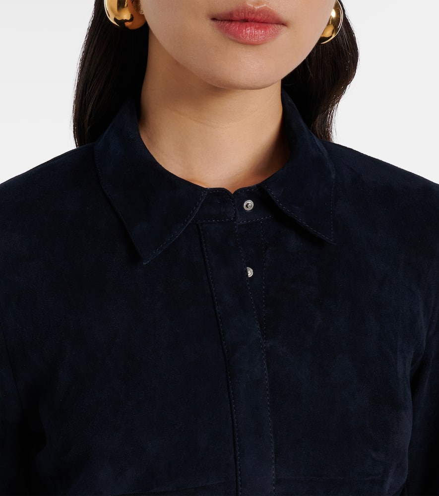 Becky suede shirtdress